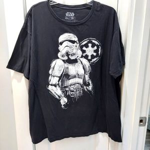 Star Wars tee shirt black Size XXL